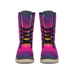 Green Light EDM Geometric Print Winter Boots