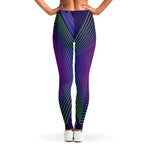 Green Light EDM Geometric Print Women's Leggings