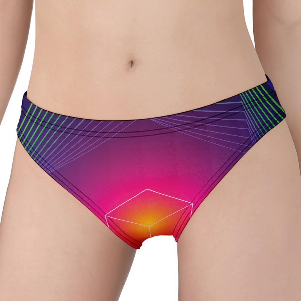 Green Light EDM Geometric Print Women's Panties