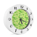 Green Lime Pattern Print Alarm Clock