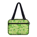Green Lime Pattern Print Double Strap Bible Bag