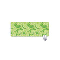 Green Lime Pattern Print Extended Mouse Pad