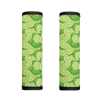 Green Lime Pattern Print Handle Covers
