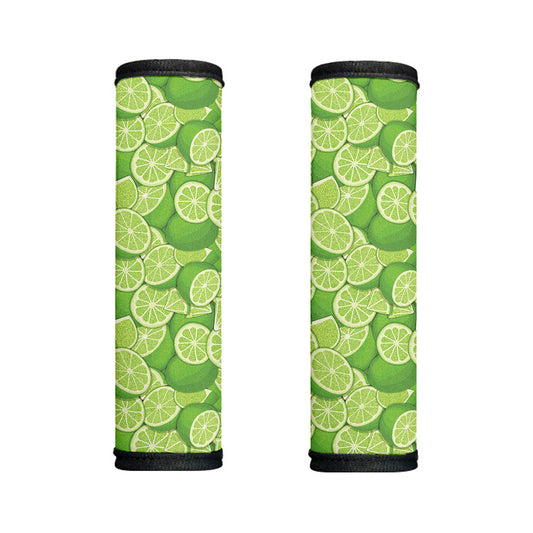 Green Lime Pattern Print Handle Covers
