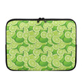 Green Lime Pattern Print Laptop Sleeve