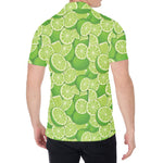 Green Lime Pattern Print Men's Shirt