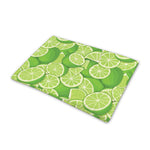 Green Lime Pattern Print Pet Cooling Mat Cover