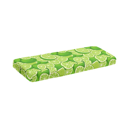 Green Lime Pattern Print Piano Keyboard Cover