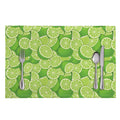 Green Lime Pattern Print Placemat