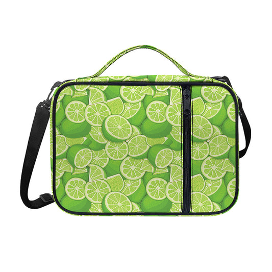 Green Lime Pattern Print Shoulder Strap Bible Bag