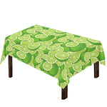 Green Lime Pattern Print Tablecloth