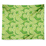 Green Lime Pattern Print Tapestry