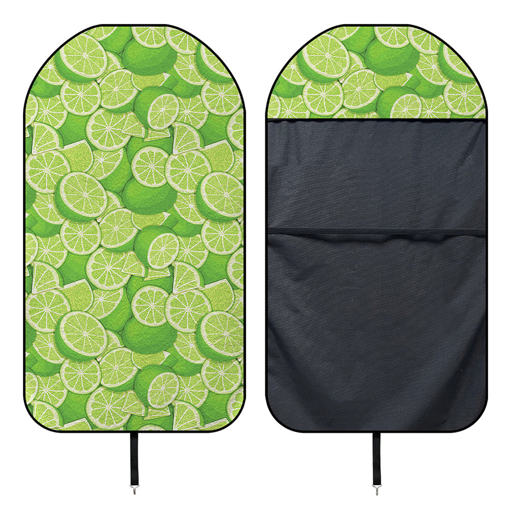Green Lime Pattern Print Waterproof Car Seat Cover