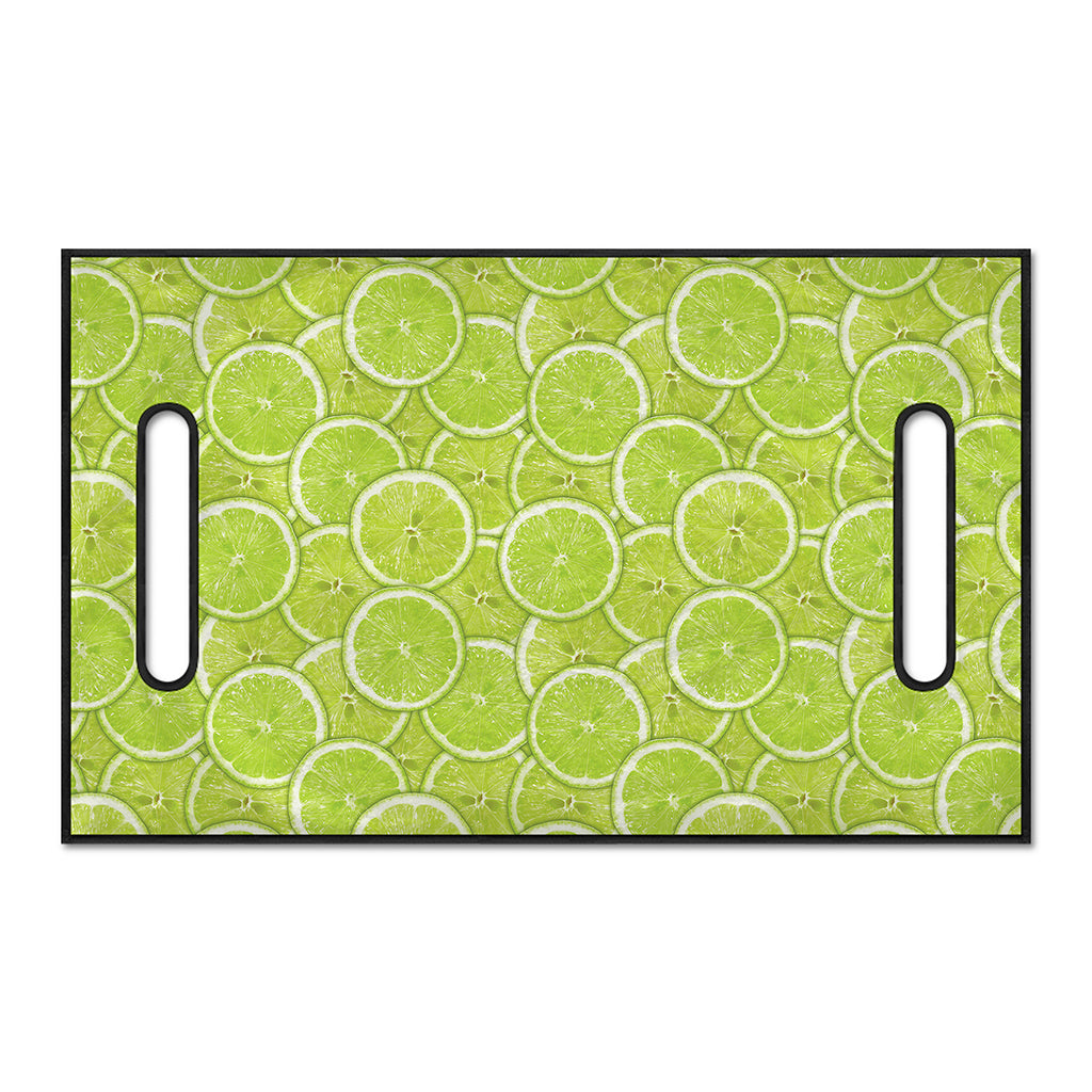 Green Lime Slices Pattern Print Golf Cart Seat Cover