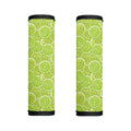Green Lime Slices Pattern Print Handle Covers