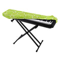 Green Lime Slices Pattern Print Piano Keyboard Cover