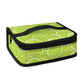 Green Lime Slices Pattern Print Small Lunch Bag