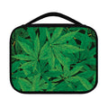 Green Marijuana Leaf Print Classic Bible Case