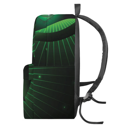 Green Masonic Eye Print Backpack