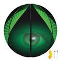 Green Masonic Eye Print Basketball