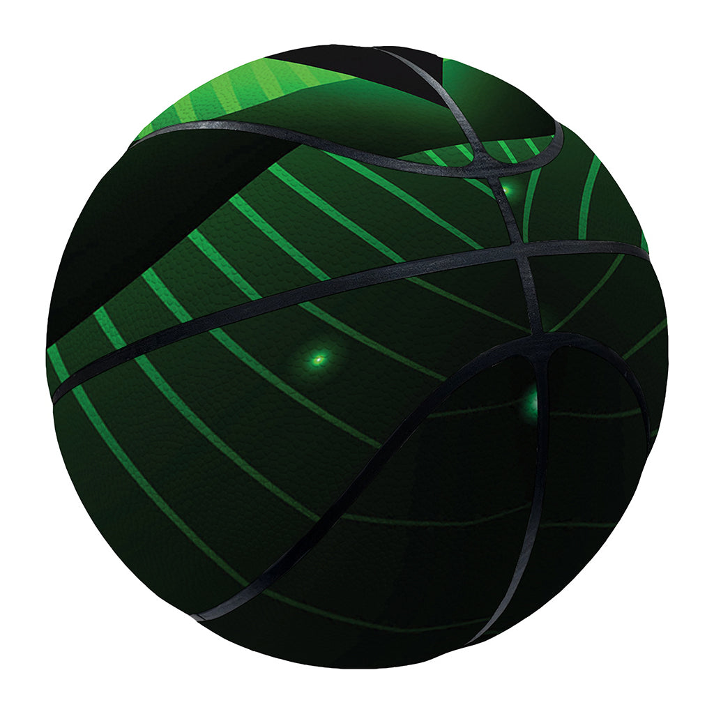 Green Masonic Eye Print Basketball