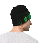 Green Masonic Eye Print Beanie