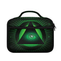 Green Masonic Eye Print Briefcase Bible Bag