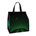 Green Masonic Eye Print Insulated Lunch Tote