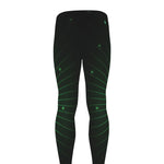 Green Masonic Eye Print Men's leggings
