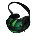 Green Masonic Eye Print Pet Sling Carrier