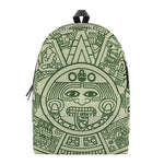 Green Maya Calendar Print Backpack