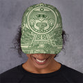 Green Maya Calendar Print Baseball Cap