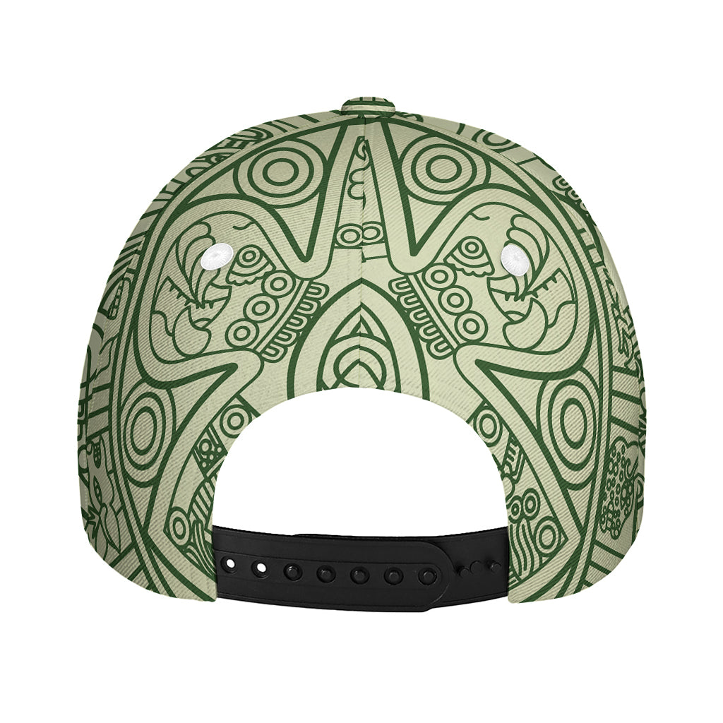 Green Maya Calendar Print Baseball Cap