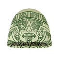 Green Maya Calendar Print Beanie
