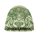 Green Maya Calendar Print Beanie