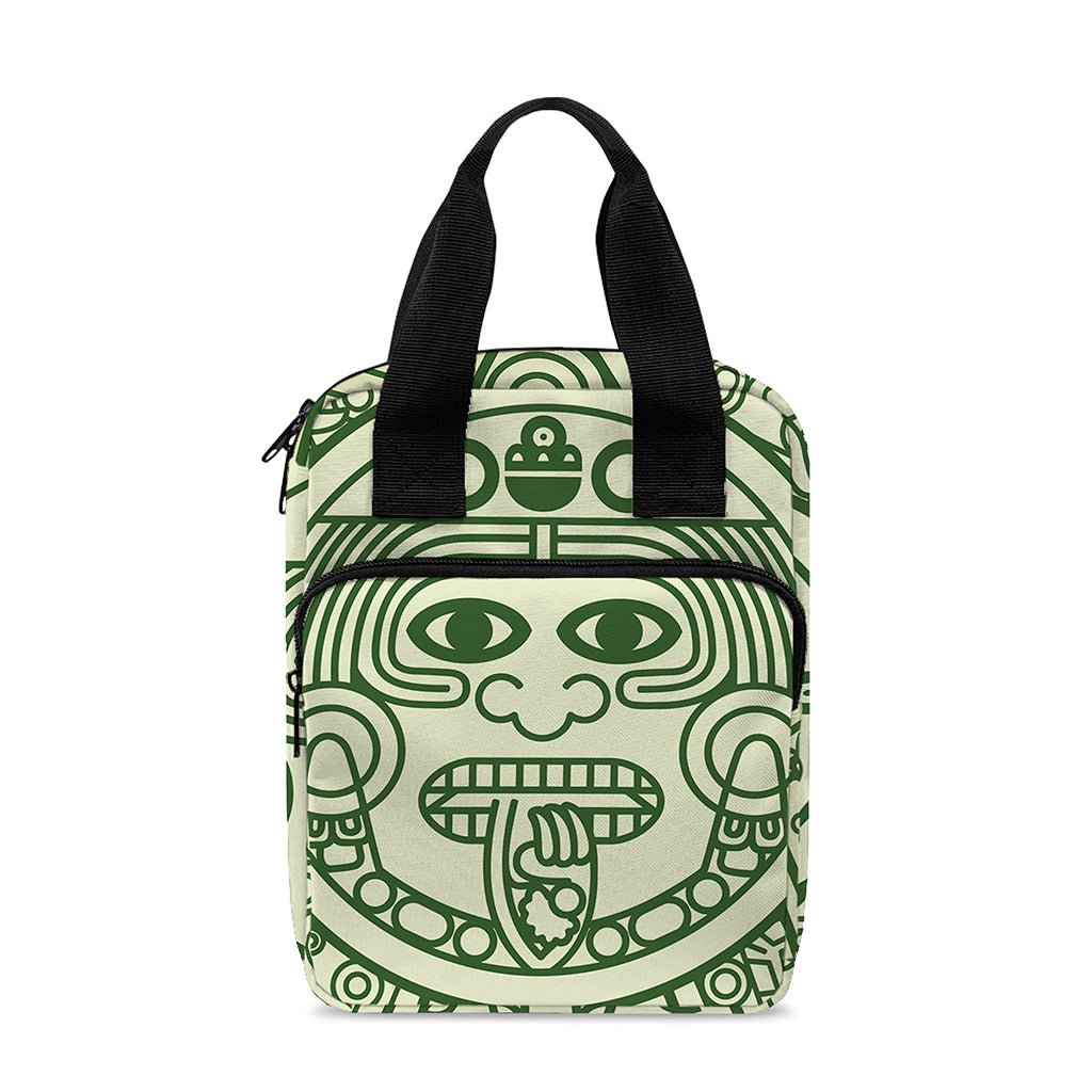 Green Maya Calendar Print Bible Tote Bag