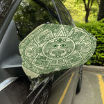 Green Maya Calendar Print Car Side Mirror Covers