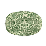 Green Maya Calendar Print Car Side Mirror Covers