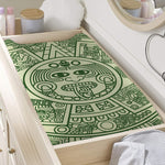 Green Maya Calendar Print Changing Pad Cover