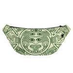 Green Maya Calendar Print Fanny Pack