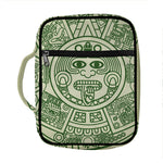Green Maya Calendar Print Front Pocket Bible Bag