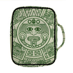 Green Maya Calendar Print Front Pocket Bible Bag