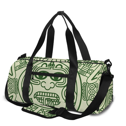 Green Maya Calendar Print Gym Bag
