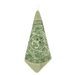 Green Maya Calendar Print Hand Towel