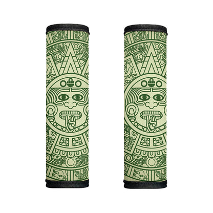 Green Maya Calendar Print Handle Covers