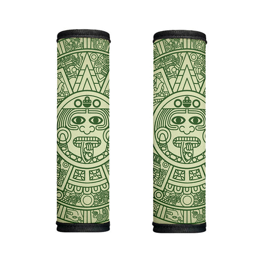 Green Maya Calendar Print Handle Covers