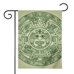 Green Maya Calendar Print House Flag