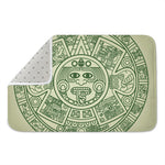 Green Maya Calendar Print Indoor Door Mat