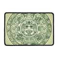 Green Maya Calendar Print Kitchen Mat