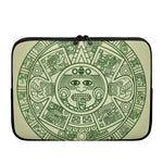 Green Maya Calendar Print Laptop Sleeve